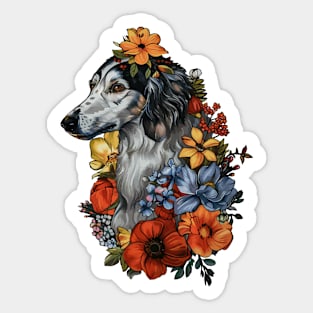 Borzoi Sticker